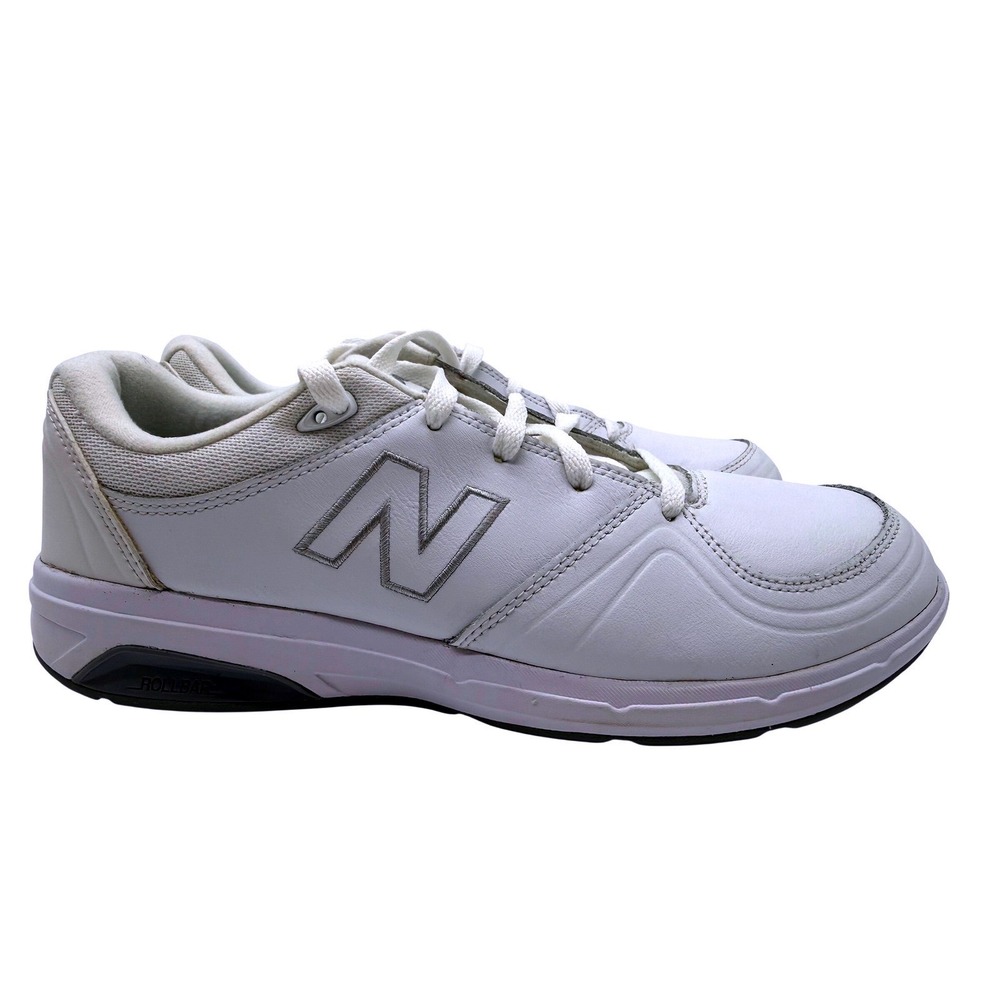 New Balance 813 Walking Shoes Womens 12 White Excellent Leather Rollbar WW813WT